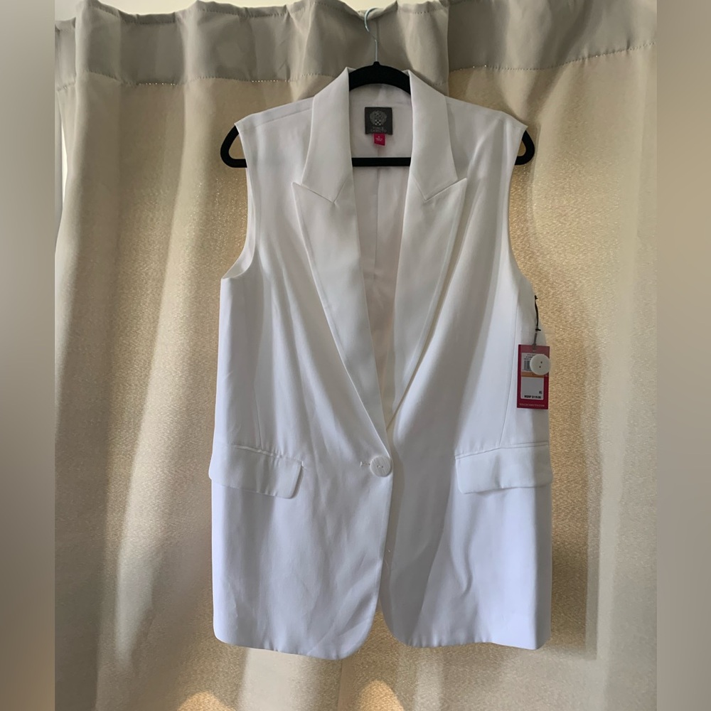 Vince Camuto Elegant White Vest